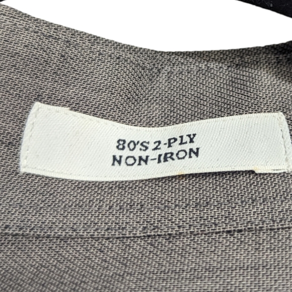 Joseph & Feiss |  Mens Dress Shirt Button Down | Dark Gray | Size 18 1/2 36-37 - Picture 11 of 11